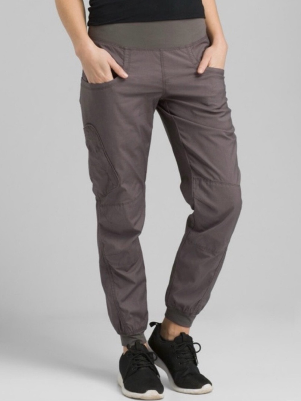 Prana Kanab Organic Cotton Blend Canvas Climbing Pant Taupe Gorpcore-Large